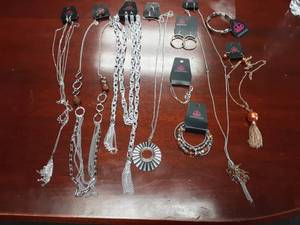 Lot Of 10 New Fashion Jewelry Accessories (Necklaces Come With Matching Earrings)