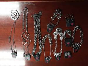 Lot Of 10 New Fashion Jewelry Accessories (Necklaces Come With Matching Earrings)