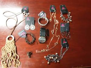 Lot Of 10 New Fashion Jewelry Accessories (Necklaces Come With Matching Earrings)