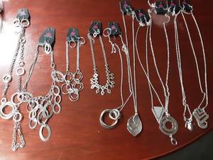 Lot Of 10 New Fashion Jewelry Accessories (Necklaces Come With Matching Earrings)