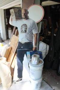 lot 71 image: Jesse Ventura Pigs Eye Ice Beer Cardboard Signed Cut-Out Display 6