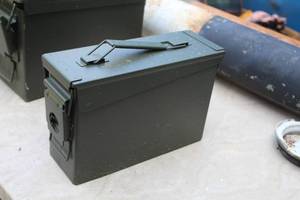 lot 142 image: Metal Ammo Box