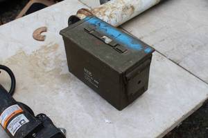 lot 144 image: Metal Ammo Box