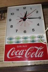 lot 36 image: Coca-Cola Wall Clock