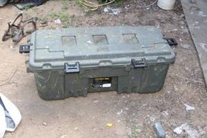 lot 158 image: Plano Sportsmans Trunk Plastic Storage Box