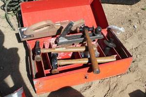 lot 170 image: Metal Tool Box - Hand Tools