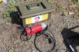 lot 176 image: Chicago Electric Power Tools Multi-Function Tool with Plastic Box