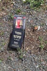 lot 180 image: Lot of (3) Drill Bits and Sets - One Large Drill Bit, Rodman Multipurpose Drill Bit Set 18 to 12 by 132, Ironton 2-piece Jumbo Step Drill Bit Set