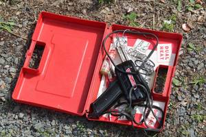 lot 181 image: Weller 8200 100140 Watts Soldering Iron with Metal Case