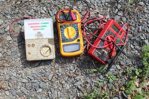 lot 183 image: Lot of (3) Test Meters - Micronta Battery Tester, UTL Multimeter, Cen-Tech Digital Multimeter