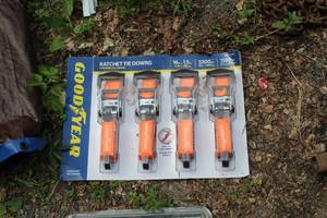 lot 196 image: Goodyear Tie-Down Set 4-piece (in original packaging)