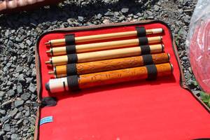 lot 224 image: Pool Cue with Soft Side Carry Bag