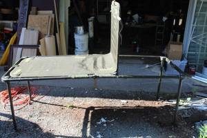 lot 248 image: Vintage Army Gurney