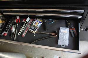 lot 15 image: Hand Tools, Hardware - Pry Bars, Wire Cutters, Boring Bits, Chisel Bits, Needlenose Pliers