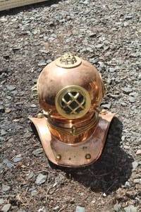 lot 298 image: Copper Scuba Helmet 8