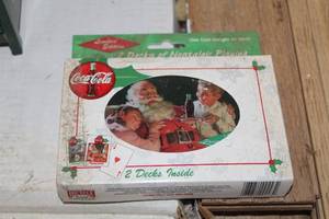 lot 454 image: Vintage Coca-Cola Playing Cards