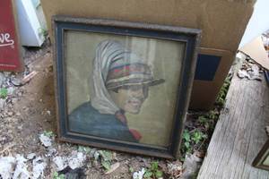 lot 460 image: Woman Wall Art , Framed
