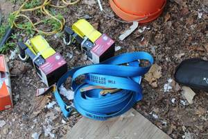 lot 472 image: Lot of (3) Heavy Duty Tie-Downs