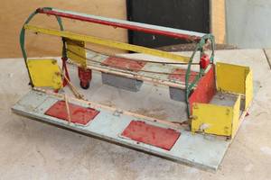 lot 334 image: Hand-made Wool Cart