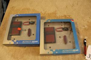 lot 349 image: Lot of (2) Target Corp Activity Gear Swiss-Style Knife Gift Set (in original packaging)