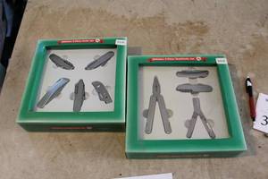 lot 350 image: Lot of (2) Target Corp Stainless Steel Tool Sets 4-piece (in original packaging)