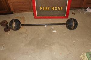 lot 386 image: Vintage Barbell and Dumbell