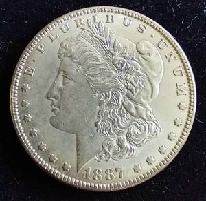 1887 Morgan Dollar
