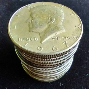 15 40% Silver Kennedy Half Dollars