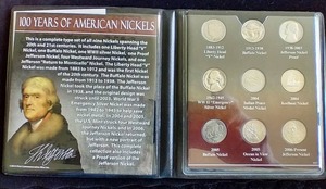 100 Years of American Nickels Set