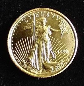 1998 110th Oz. Gold Eagle