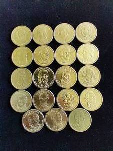 19 Different Presidential Dollars
