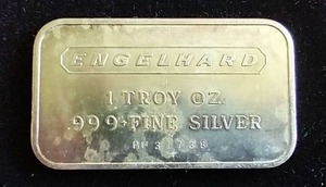 Engelhard 1 Oz Silver Bar