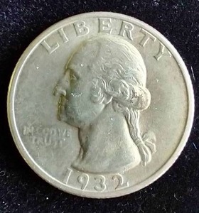 1932 Washington Silver Quarter - First Year