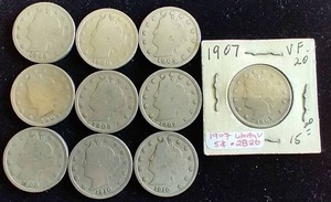 10 Liberty V Nickels