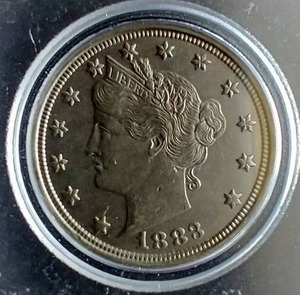 High Grade 1883 Liberty V Nickel