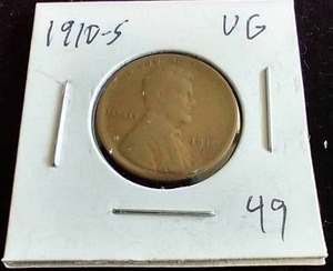 1910-S Wheat Penny