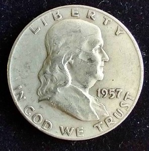 1957-D Franklin Half Dollar