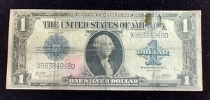 1923 Large Note Silver Certificate $1 Note