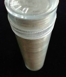 Full Roll of 50 BU 1963 90% Silver Dimes