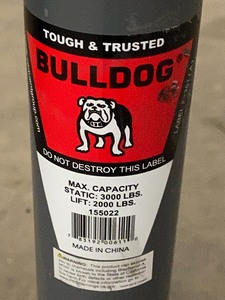 lot 19 image: Bulldog A-Frame Trailer Jack