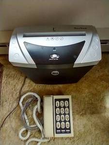 lot 3 image: Paper Shredder and Phone