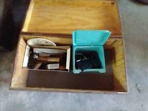 lot 158 image: Chest with Tools