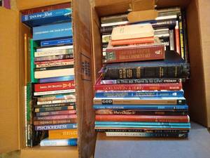 lot 181 image: 2 Boxes of Religious Books