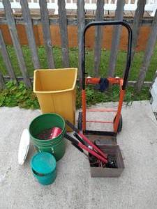 lot 292 image: Hand Cart & Garden Things