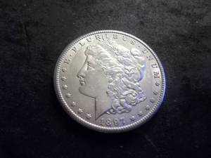 1897 S Morgan Silver Dollar
