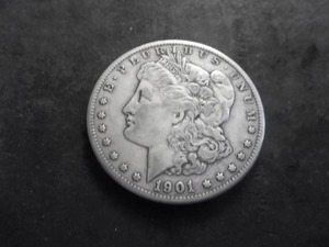 1901 S Morgan Silver Dollar