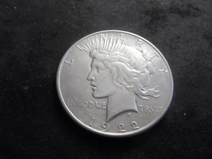 1922 D Peace Silver Dollar