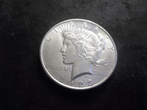 1923 D Peace Silver Dollar