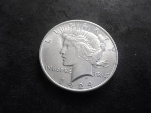 1924 Peace Silver Dollar