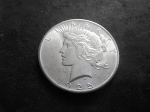 1925 Peace Silver Dollar